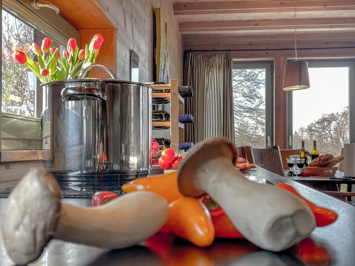 Traumhaff Kuestenchalets - Einzigartige Chalets An Der Ostsee. Ganz Aus Laerchenholz Mit Kamin Und Sauna Vogelsang-Warsin Dış mekan fotoğraf